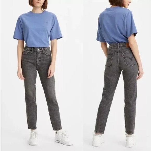 Levi's Denim - Levi’s Wedgie Icon Jean Better Weather Dark Grey Straight Leg Ankle | 25